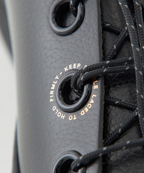 foot the coacher（フットザコーチャー）の「【foot the coacher / フットザコーチャー】DOUBLE LASED BLACKEMBOSSED ダブルレーススニーカー ブラックエンボス（スニーカー・メンズ・ブラック・25/27/26/28）」の9枚目の写真