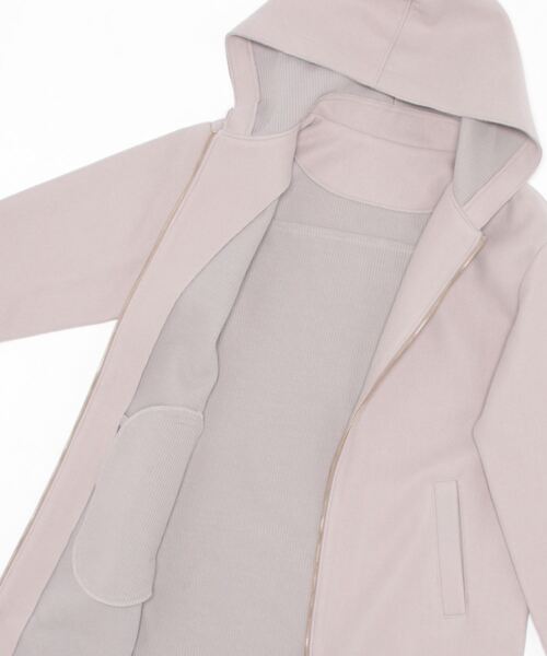 toucher du brise(トゥシェドブリーズ)の「【着回ししやすい】フード付きコート(その他アウター・レディース・ラベンダー/オフホワイト/ダークブラウン・M/L)」の19枚目の写真