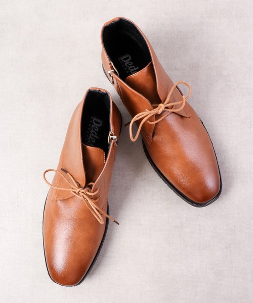 【セール】Dedes 幅広4E設計 ローヒールチャッカブーツ（ブーツ）｜Dedes（デデス） 5,943円