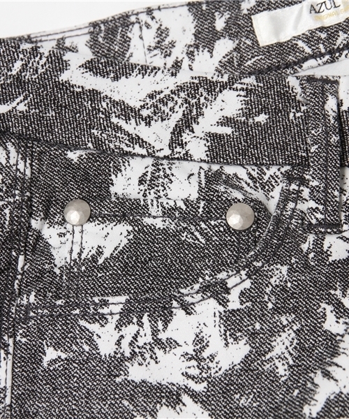 AZUL by moussy（アズールバイマウジー）の「A Perfect Skinny(ヤシ柄)（その他パンツ・レディース・ホワイト系その他/ダークネイビー・SMALL/LARGE/MEDIUM/X-SMALL）」の13枚目の写真