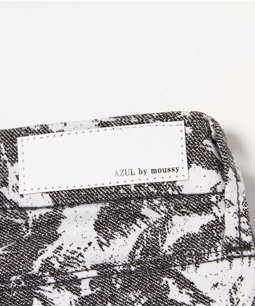 AZUL by moussy（アズールバイマウジー）の「A Perfect Skinny(ヤシ柄)（その他パンツ・レディース・ホワイト系その他/ダークネイビー・SMALL/LARGE/MEDIUM/X-SMALL）」の15枚目の写真