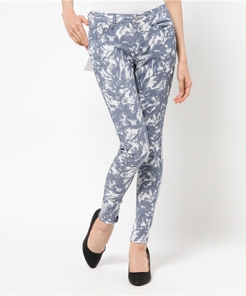 AZUL by moussy（アズールバイマウジー）の「A Perfect Skinny(ヤシ柄)（その他パンツ・レディース・ホワイト系その他/ダークネイビー・SMALL/LARGE/MEDIUM/X-SMALL）」の17枚目の写真