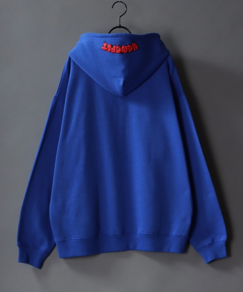 SITRY(シトリー)の「oversize foam print sweat hoodie/オーバーサイズ 発泡プリント 裏起毛 スウェット フーディー/パーカー(パーカー・メンズ・ホワイト/マスタード/ブラック/ブルー・M/L)」の17枚目の写真