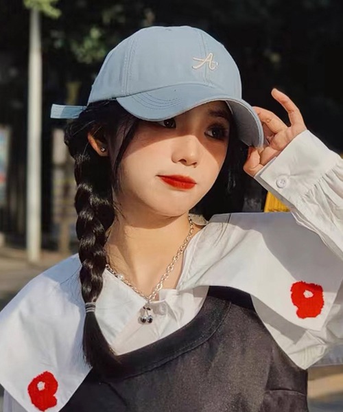 ALTROSE（アルトローズ）の「【熱中症対策】英字 ロゴ キャップ A 男女兼用（キャップ・レディース・ネイビー/ベージュ/ホワイト/ブラック/ブルー・FREE）」の16枚目の写真