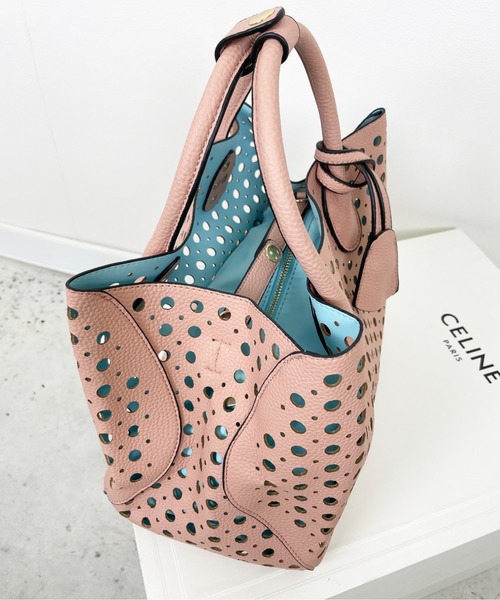 StyleSea(スタイルシー)の「カットワークトートバッグ(トートバッグ・レディース・ピンク・FREE)」の4枚目の写真