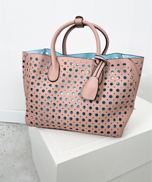 StyleSea(スタイルシー)の「カットワークトートバッグ(トートバッグ・レディース・ピンク・FREE)」の9枚目の写真