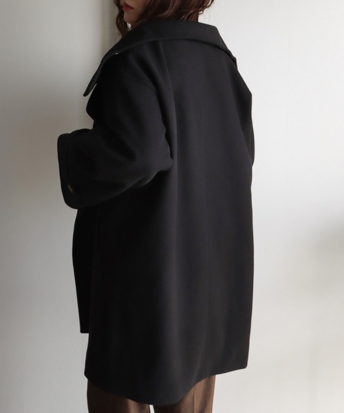 COURO(コウロ)の「スタンドカラーボリューム袖コート(その他アウター・レディース・アイボリー/モカ/ブラック・L/M)」の12枚目の写真