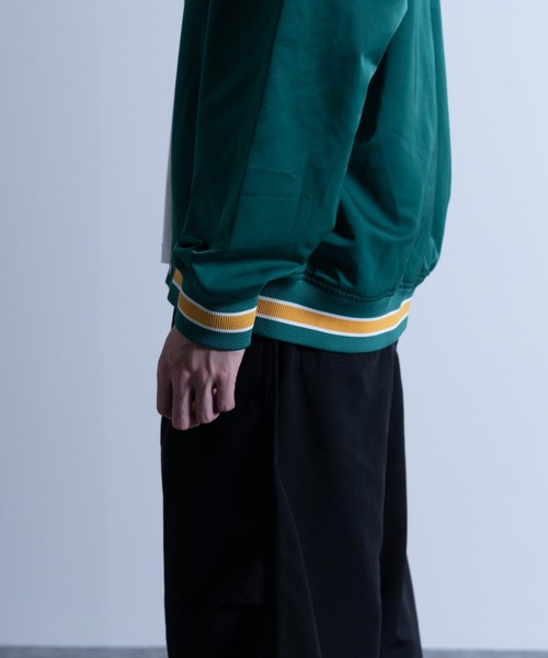 NYLAUS（ナイラス）の「メモリー 裏タフタ ロゴ刺繍 ビッグスタジャン（スタジャン・メンズ・ホワイト/ブラック/ブルー/グリーン・LL/L/M）」の13枚目の写真