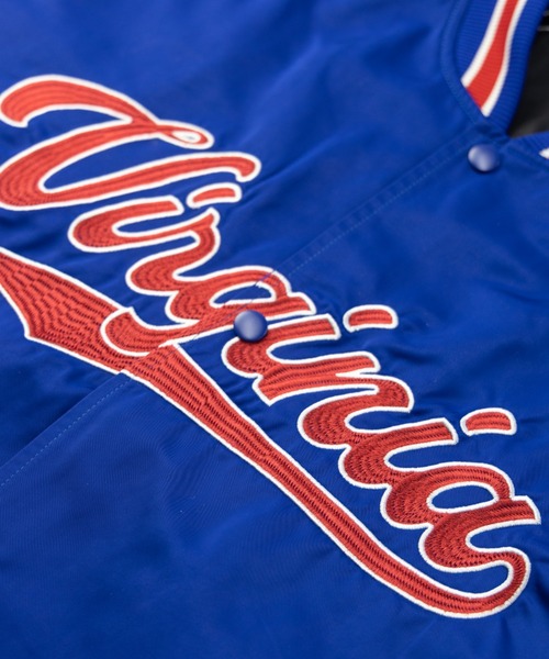 NYLAUS（ナイラス）の「メモリー 裏タフタ ロゴ刺繍 ビッグスタジャン（スタジャン・メンズ・ホワイト/ブラック/ブルー/グリーン・LL/L/M）」の22枚目の写真