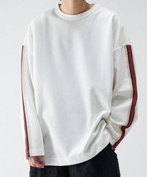 Lui's | ラインテープクルーネックプルオーバー(Tシャツ/カットソー)