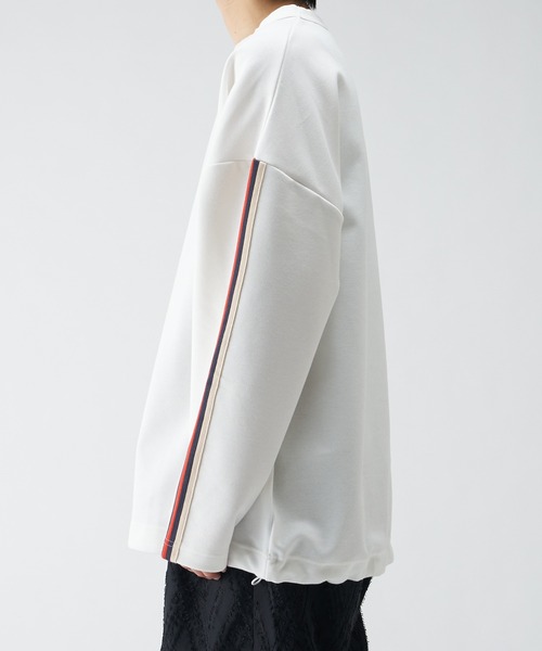 Lui's（ルイス）の「ラインテープクルーネックプルオーバー（Tシャツ/カットソー・メンズ・ホワイト/ブラック・FREE）」の14枚目の写真