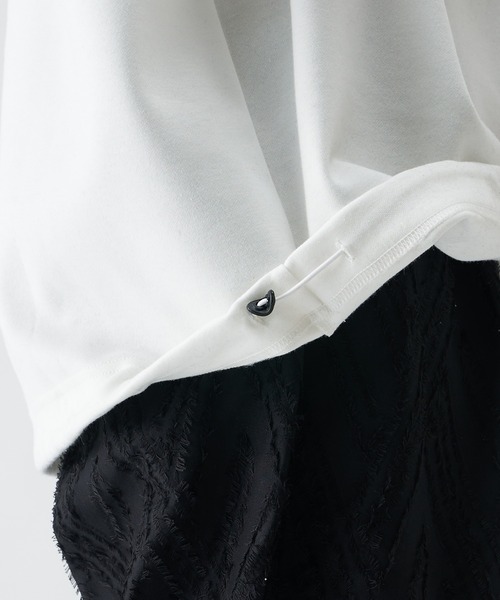 Lui's（ルイス）の「ラインテープクルーネックプルオーバー（Tシャツ/カットソー・メンズ・ホワイト/ブラック・FREE）」の19枚目の写真