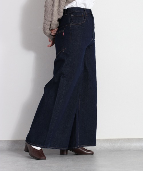cepo(セポ)の「デニムタックワイドパンツ《立体裁断》(デニムパンツ・レディース・ネイビー/オフホワイト・L/M/S)」の17枚目の写真