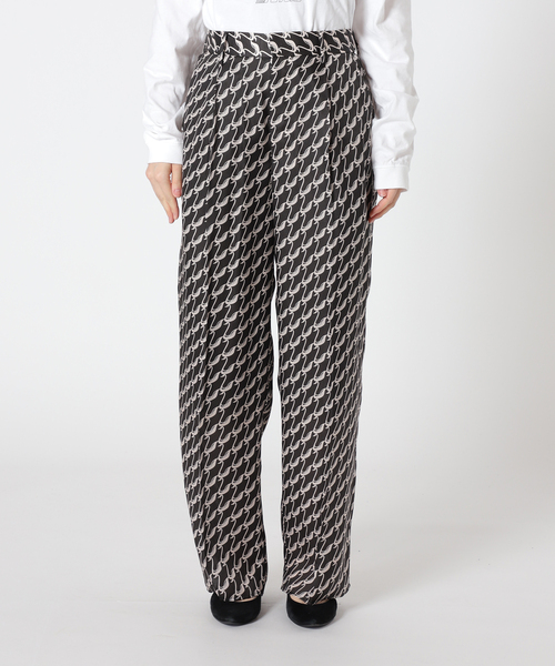 [JS L'essage] SWAN MONOプリントパンツ journal standard L'essage（ジャーナルスタンダードレサージュ