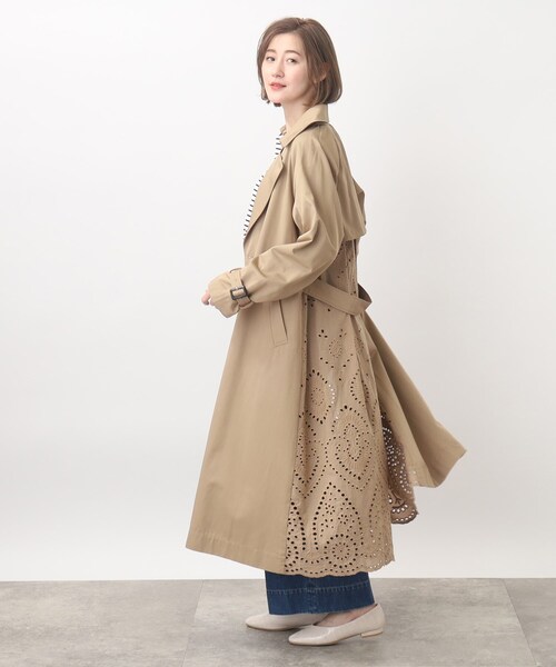 【一部予約！】 grove（グローブ）の「◇【ヒルナンデスで紹介】華やかバック ジャケット・アウター