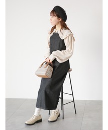 ehka sopo | デニムキャミワンピース(ワンピース)