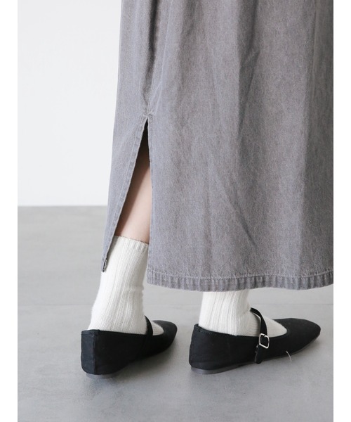 ehka sopo(エヘカソポ)の「デニムキャミワンピース(ワンピース・レディース・ブラック/グレー/ネイビー・フリ-)」の22枚目の写真