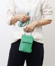 【羊革】シープレザースマホショルダーバッグ