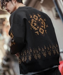 NULL | 【NULL】ネイティブ柄 ニットカーディガン(カーディガン/ボレロ)