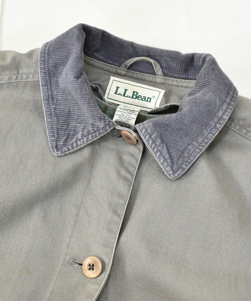 L.L.Bean(エルエルビーン)の「【ヴィンテージ古着】L.L.Bean / エルエルビーン チェックライナー付き コットンジャケット(カバーオール・レディース・グレー・MEDIUM)」の2枚目の写真