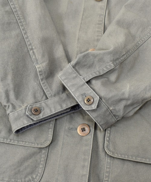 L.L.Bean(エルエルビーン)の「【ヴィンテージ古着】L.L.Bean / エルエルビーン チェックライナー付き コットンジャケット(カバーオール・レディース・グレー・MEDIUM)」の5枚目の写真