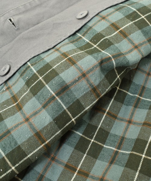 L.L.Bean(エルエルビーン)の「【ヴィンテージ古着】L.L.Bean / エルエルビーン チェックライナー付き コットンジャケット(カバーオール・レディース・グレー・MEDIUM)」の15枚目の写真