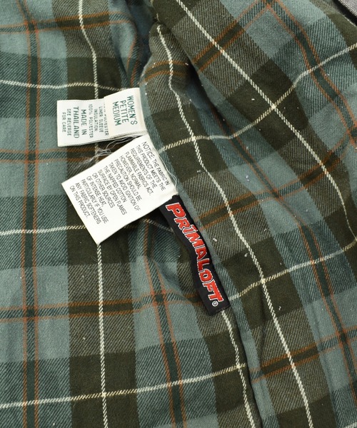 L.L.Bean(エルエルビーン)の「【ヴィンテージ古着】L.L.Bean / エルエルビーン チェックライナー付き コットンジャケット(カバーオール・レディース・グレー・MEDIUM)」の13枚目の写真