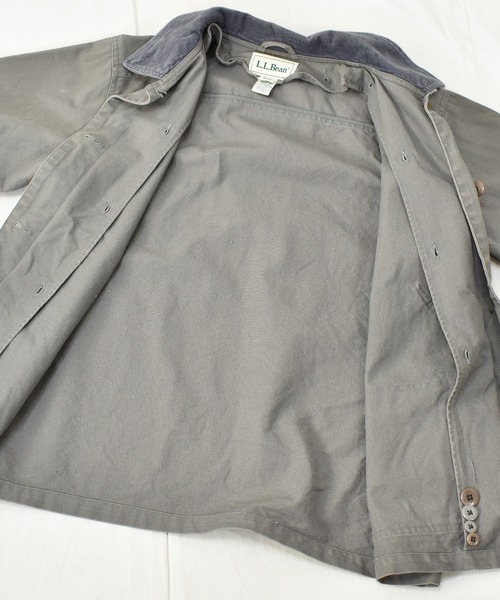 L.L.Bean(エルエルビーン)の「【ヴィンテージ古着】L.L.Bean / エルエルビーン チェックライナー付き コットンジャケット(カバーオール・レディース・グレー・MEDIUM)」の4枚目の写真