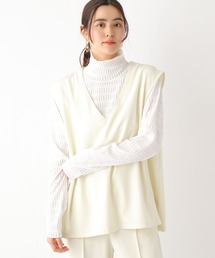 LEPSIM | 【ハタラク7DAYSシリーズ】Vネックプルオーバージレ 170610(ベスト)