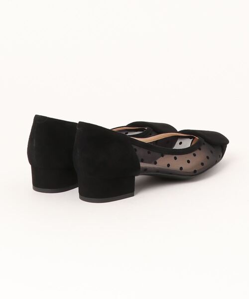 Mode et Jacomo（モードエジャコモ）の「スクエアモチーフチュールパンプス（パンプス・レディース・グレー/ブラック/シルバー/ホワイト×ライトグレー・22.5cm/23cm/23.5cm/24cm/24.5cm）」の9枚目の写真