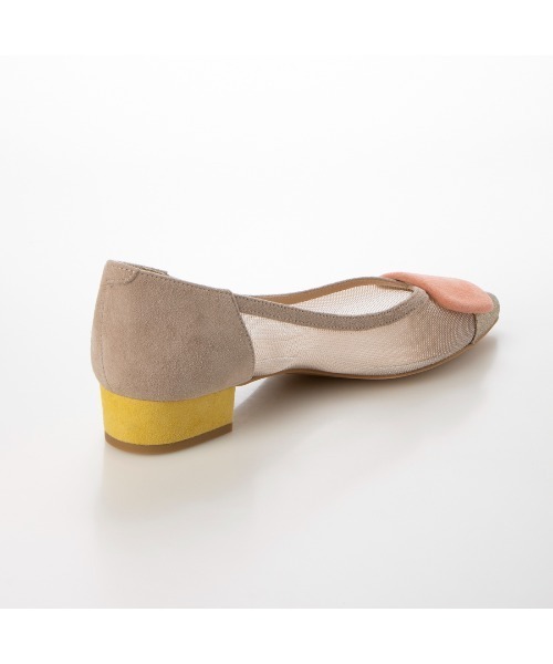 Mode et Jacomo（モードエジャコモ）の「スクエアモチーフチュールパンプス（パンプス・レディース・グレー/ブラック/シルバー/ホワイト×ライトグレー・22.5cm/23cm/23.5cm/24cm/24.5cm）」の20枚目の写真