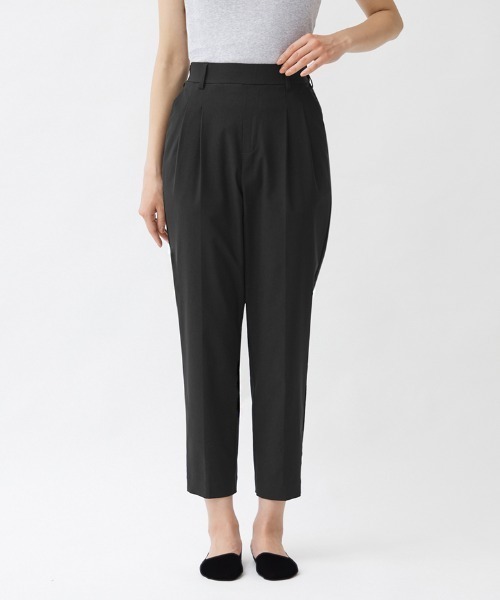 Tuche（トゥシェ）の「Tuche/トゥシェ ストレッチパンツ テーパードスタイル レーヨン混 アンクル丈（その他パンツ・レディース・ブラック/ネイビー/サンドベージュ/イエロー系その他/グレー系その他・MEDIUM/LARGE/X-LARGE）」の13枚目の写真