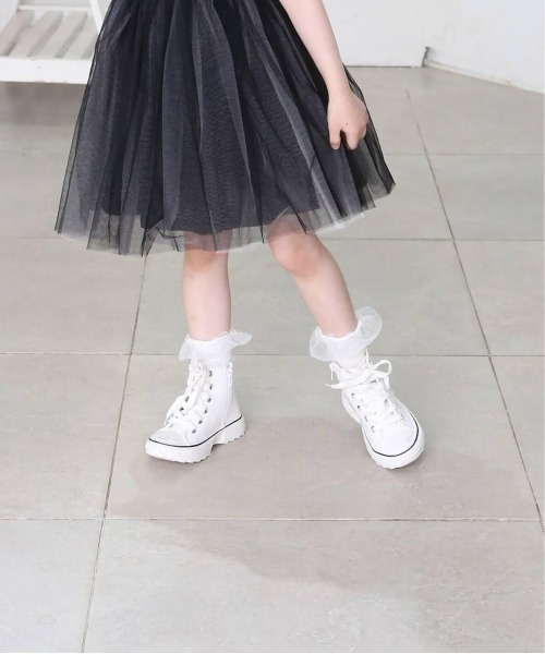 Rora（ローラ）の「ゆい アンクルソックス（ソックス/靴下・キッズ・ベージュ/ブラック/ホワイト・18-20cm/20-22cm/16-18cm）」の10枚目の写真