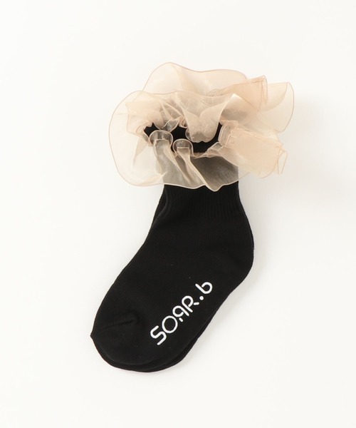 Rora（ローラ）の「ゆい アンクルソックス（ソックス/靴下・キッズ・ベージュ/ブラック/ホワイト・18-20cm/20-22cm/16-18cm）」の18枚目の写真