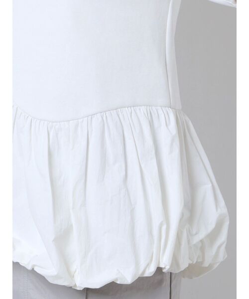 ELENDEEK(エレンディーク)の「アシメバルーンヘムカットソー(Tシャツ/カットソー・レディース・ブラック/グレー/オフホワイト・FREE)」の22枚目の写真