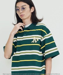 MLB / メジャーリーグベースボール Lulu & Arnie 別注 オーバーサイズ 半袖 ポロシャツ