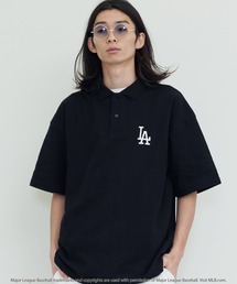 MLB / メジャーリーグベースボール Lulu & Arnie 別注 オーバーサイズ 半袖 ポロシャツ