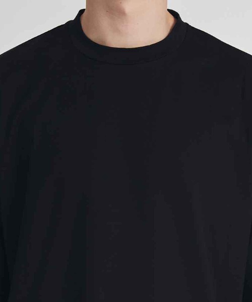 08sircus（ゼロエイトサーカス）の「【08sircus/ゼロエイトサーカス】Suvin fine jersey over size tee（Tシャツ/カットソー・メンズ・ブラック・X-LARGE）」の7枚目の写真
