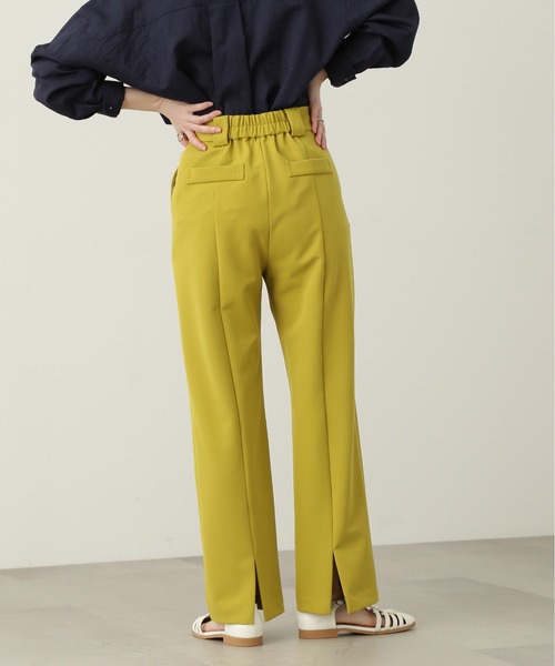 N.（N. Natural Beauty Basic）（エヌエヌナチュラルビューティーベーシック）の「◆バックスリットパンツ（スラックス・レディース・ブラック/グレー/イエロー・MEDIUM）」の17枚目の写真