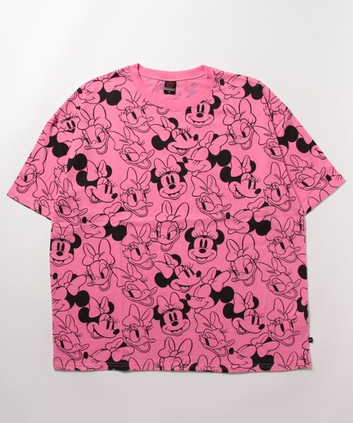 親子お揃い 通販限定 総柄 ディズニーTシャツ 8152A（Tシャツ