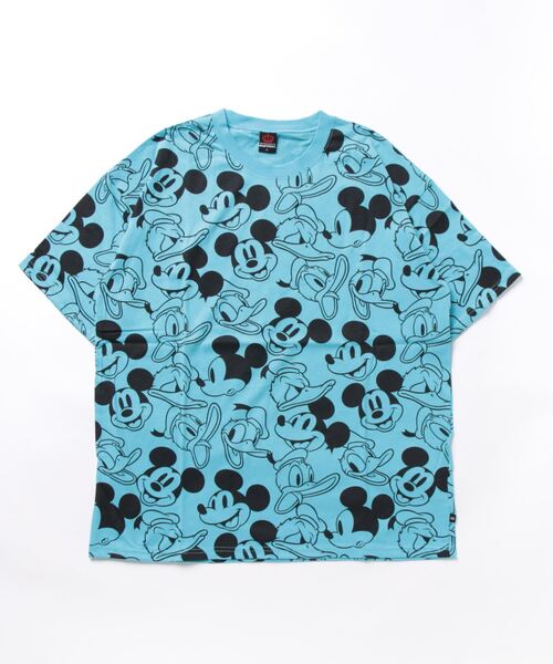 Disney(ディズニー)の「親子お揃い 通販限定 総柄 ディズニーTシャツ 8152A(Tシャツ/カットソー・レディース・バイオレット/ターコイズブルー/イエロー×グリーン/パープル/グリーン系その他7/ピンク・L/M/XL/S)」の8枚目の写真