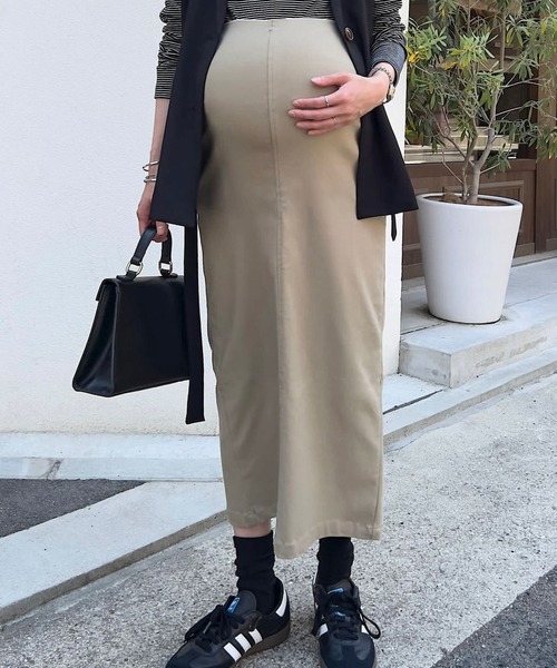 マタニティ k セール】産前産後OKのびのびストレッチマタニティタイトスカート