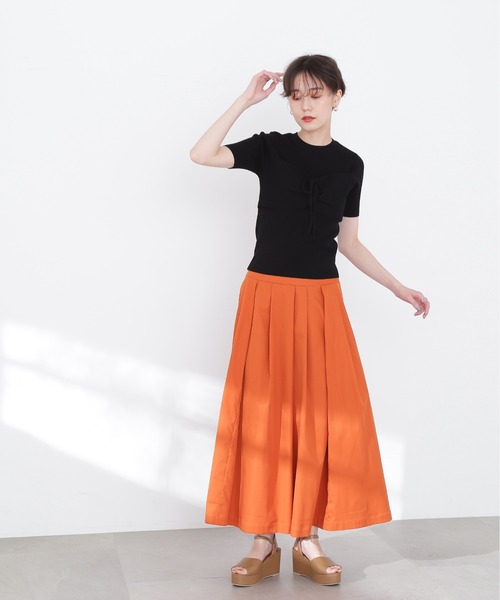 N.（N. Natural Beauty Basic）（エヌエヌナチュラルビューティーベーシック）の「◆ビスチェニット（ニット/セーター・レディース・ブラック/カーキ/ピンク・MEDIUM）」の10枚目の写真