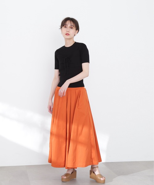 N.（N. Natural Beauty Basic）（エヌエヌナチュラルビューティーベーシック）の「◆ビスチェニット（ニット/セーター・レディース・ブラック/カーキ/ピンク・MEDIUM）」の15枚目の写真