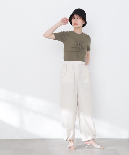 N.（N. Natural Beauty Basic）（エヌエヌナチュラルビューティーベーシック）の「◆ビスチェニット（ニット/セーター・レディース・ブラック/カーキ/ピンク・MEDIUM）」の13枚目の写真