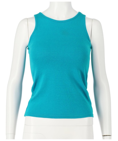 ANAP（アナップ）の「アメリカンスリーブタンクトップ（タンクトップ・レディース・ホワイト/スミクロ/ブルー/ブラウン・FREE）」の12枚目の写真