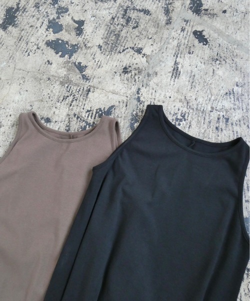 TRUNC（トランクエイティーエイト）の「American Sleeve Cutsew Dress（ワンピース・レディース・モカ/ブラック・FREE）」の14枚目の写真