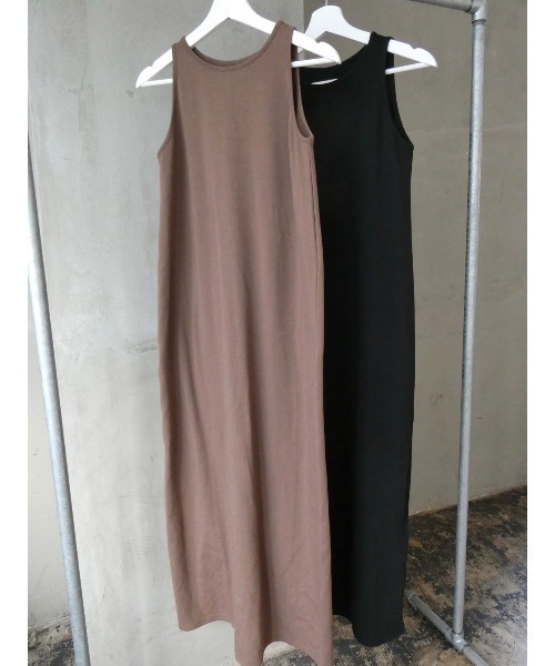TRUNC（トランクエイティーエイト）の「American Sleeve Cutsew Dress（ワンピース・レディース・モカ/ブラック・FREE）」の13枚目の写真