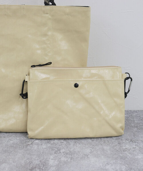 CONTROL FREAK / CTFK(コントロールフリーク)の「【CONTROL FREAK/コントロールフリーク】サコッシュ&トートセット(ショルダーバッグ・レディース・ベージュ/ブラック・FREE)」の10枚目の写真