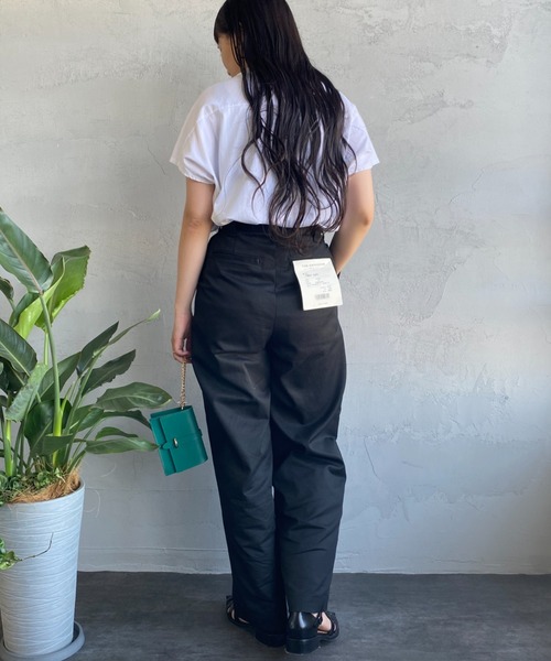 MICA&DEAL（マイカ＆ディール）の「【CLASSY9月号掲載】[MICA&DEAL/マイカアンドディール] 別注 LAMBERT フレンチスリーブロゴプリントTシャツ（Tシャツ/カットソー・レディース・サンドベージュ/チャコール/ホワイト・F）」の18枚目の写真